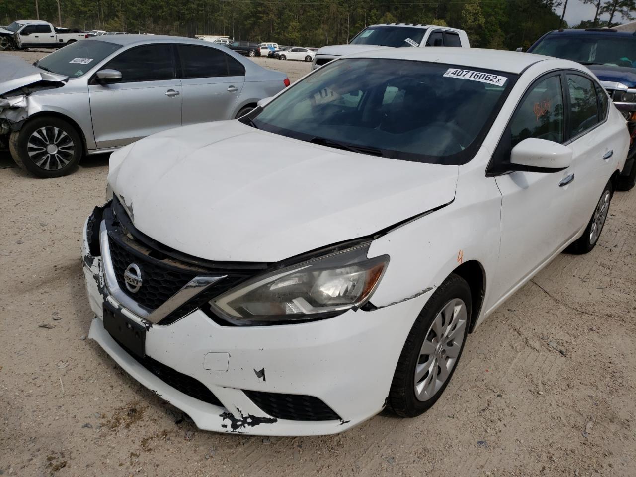 Photo 2 from auction – 2016 NISSAN SENTRA S with VIN 3N1AB7AP4GY303501