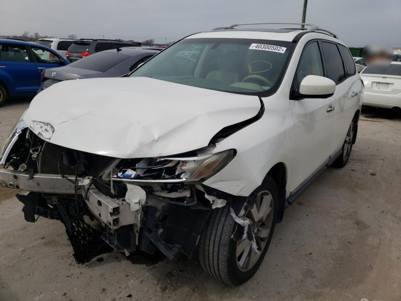 Photo 2 from auction – 2013 NISSAN PATHFINDER with VIN 5N1AR2MN9DC655270