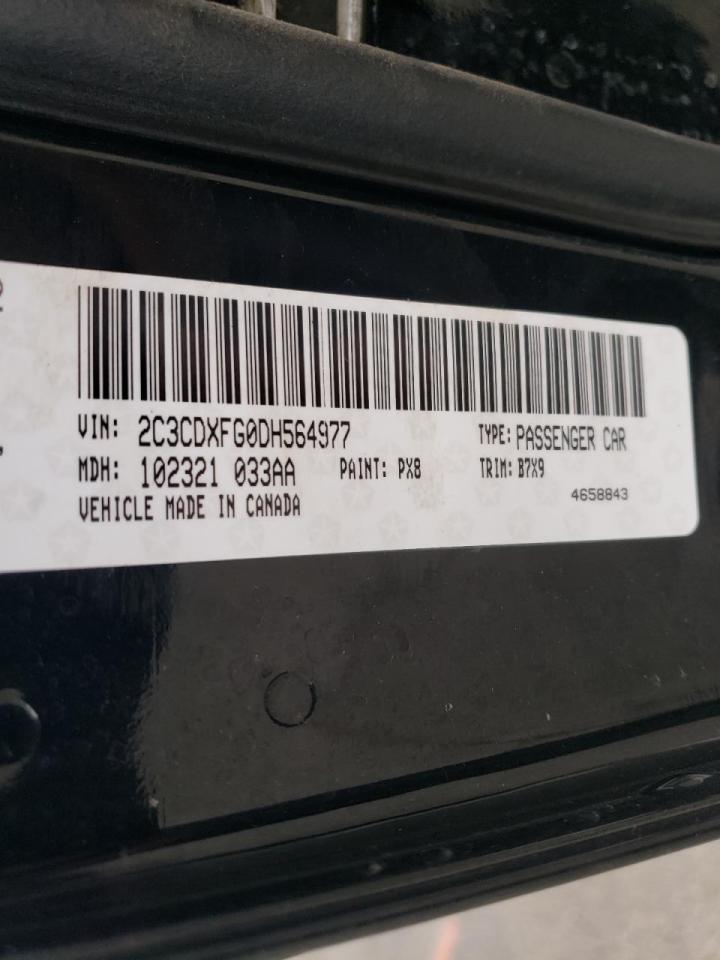 Photo 10 from auction – 2013 DODGE CHARGER V6 with VIN 2C3CDXFG0DH564977