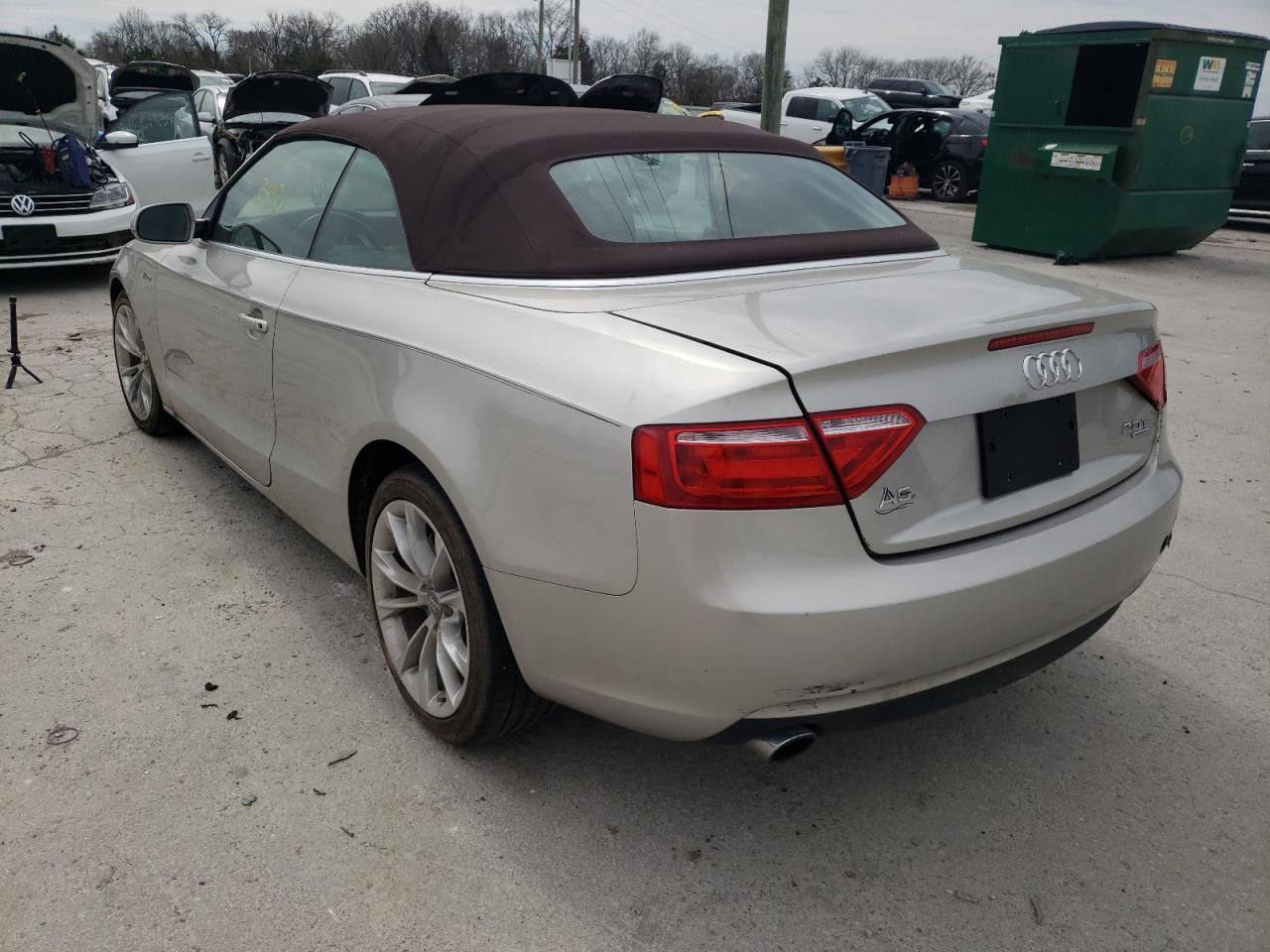 Photo 3 from auction – 2013 AUDI A5 PREMIUM with VIN WAUCFAFH7DN015373