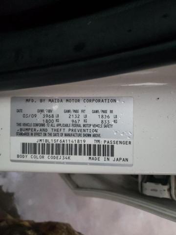 Photo 10 from auction – 2010 MAZDA 3 I with VIN JM1BL1SF6A1141819