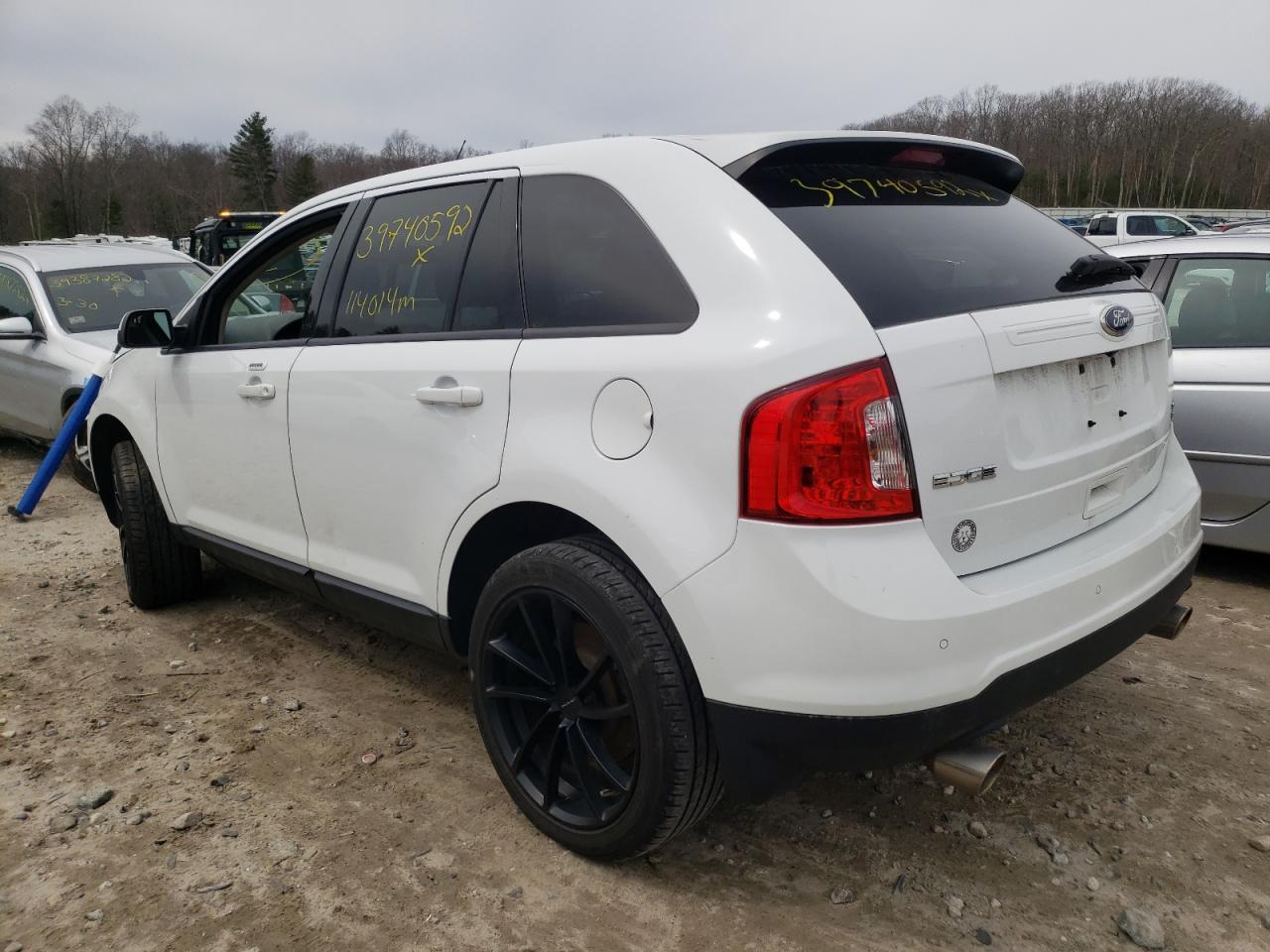 Photo 3 from auction – 2014 FORD EDGE SEL with VIN 2FMDK4JC8EBB71527