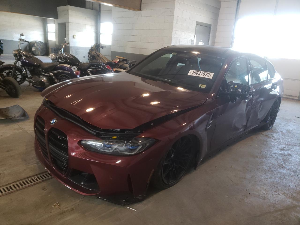 Photo 2 from auction – 2022 BMW M3 COMPETI with VIN WBS43AY05NFM07764