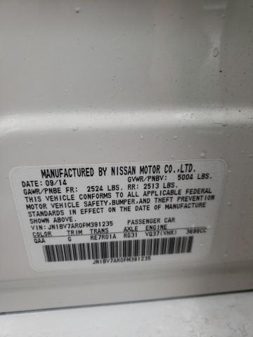Photo 10 from auction – 2015 INFINITI Q50 BASE with VIN JN1BV7AR0FM391235