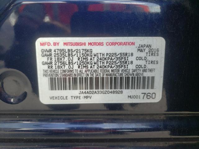 صورة رقم 10 من المزاد - 2016 MITSUBISHI OUTLANDER مع VIN JA4AD2A33GZ048928