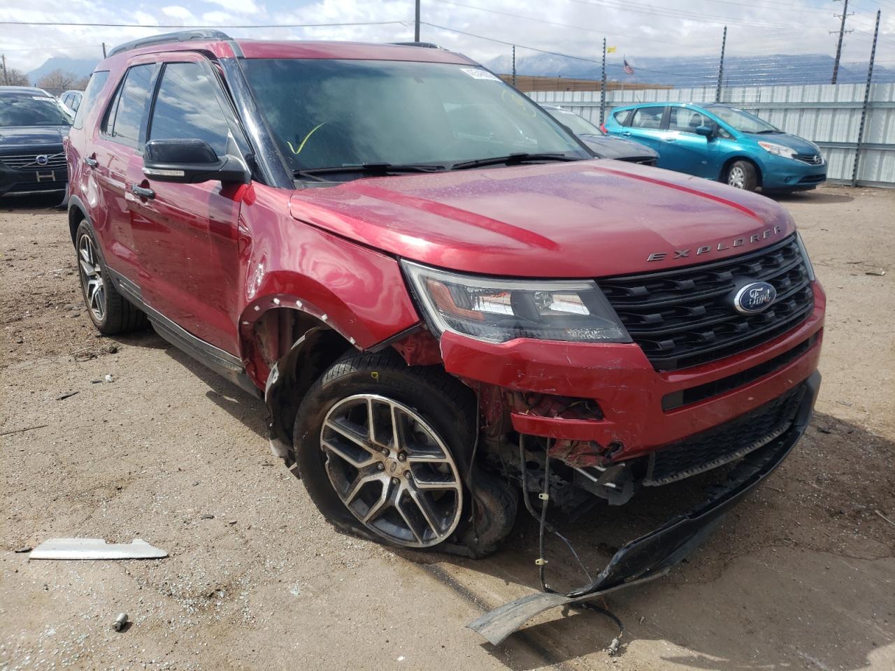 FORD EXPLORER S 2016 with VIN 1FM5K8GT0GGD29020 - Photo from auction