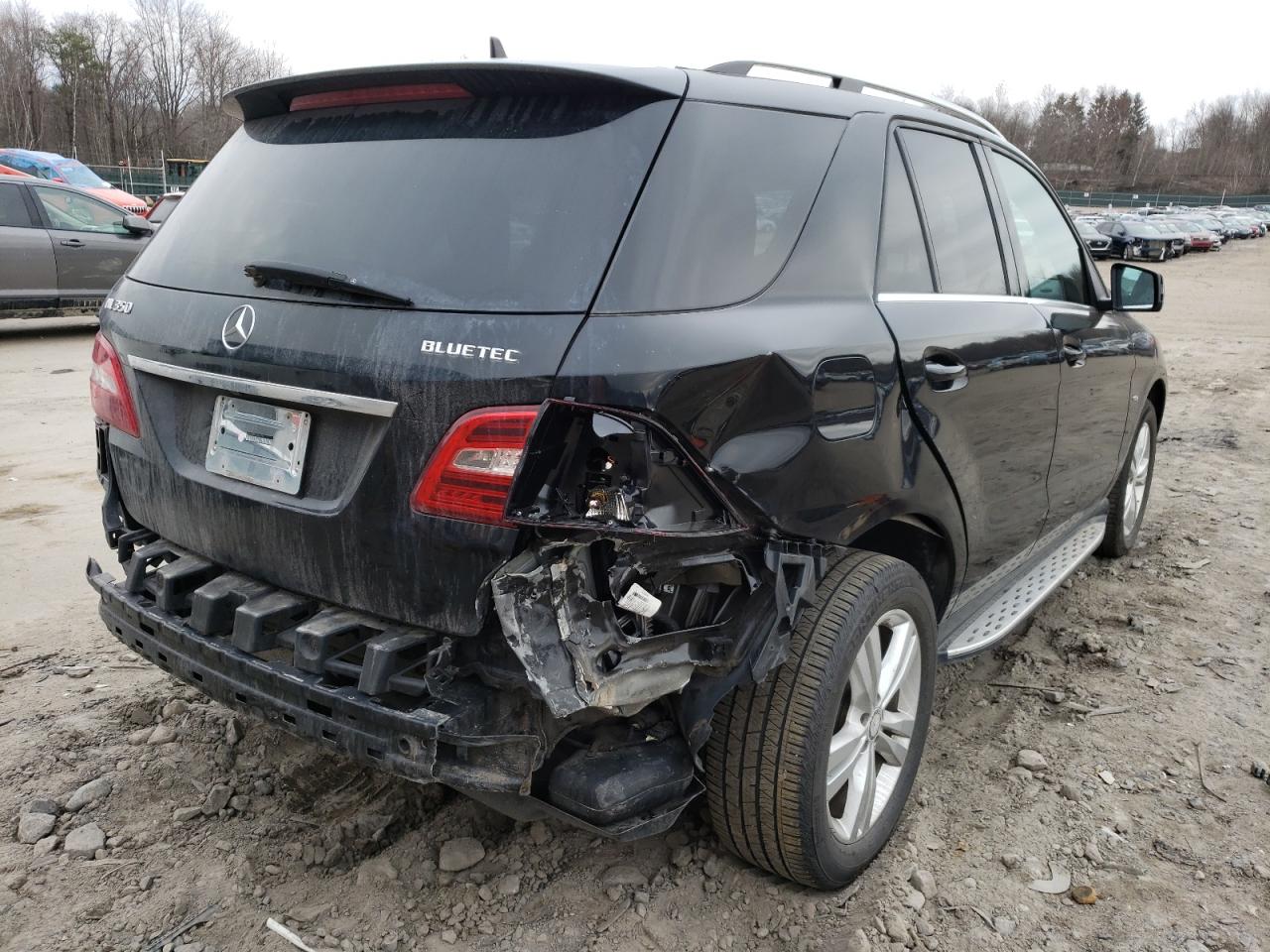 Photo 4 from auction – 2012 MERCEDES-BENZ ML 350 BLU with VIN 4JGDA2EB9CA054718