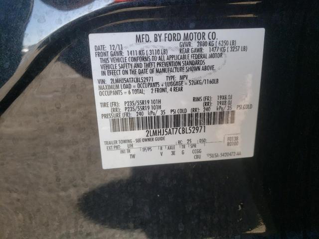 Photo 10 from auction – 2012 LINCOLN MKT with VIN 2LMHJ5AT7CBL52971
