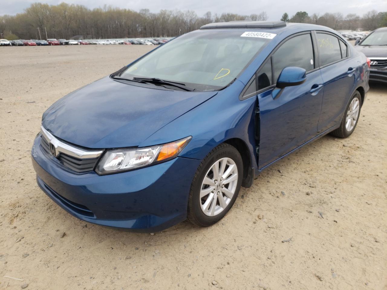 Photo 2 from auction – 2012 HONDA CIVIC EXL with VIN 19XFB2F99CE027005