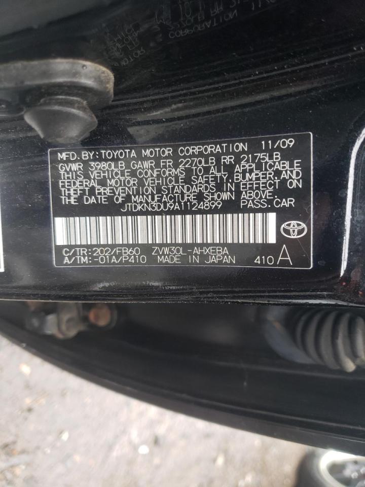 Photo 10 from auction – 2010 TOYOTA PRIUS with VIN JTDKN3DU9A1124899