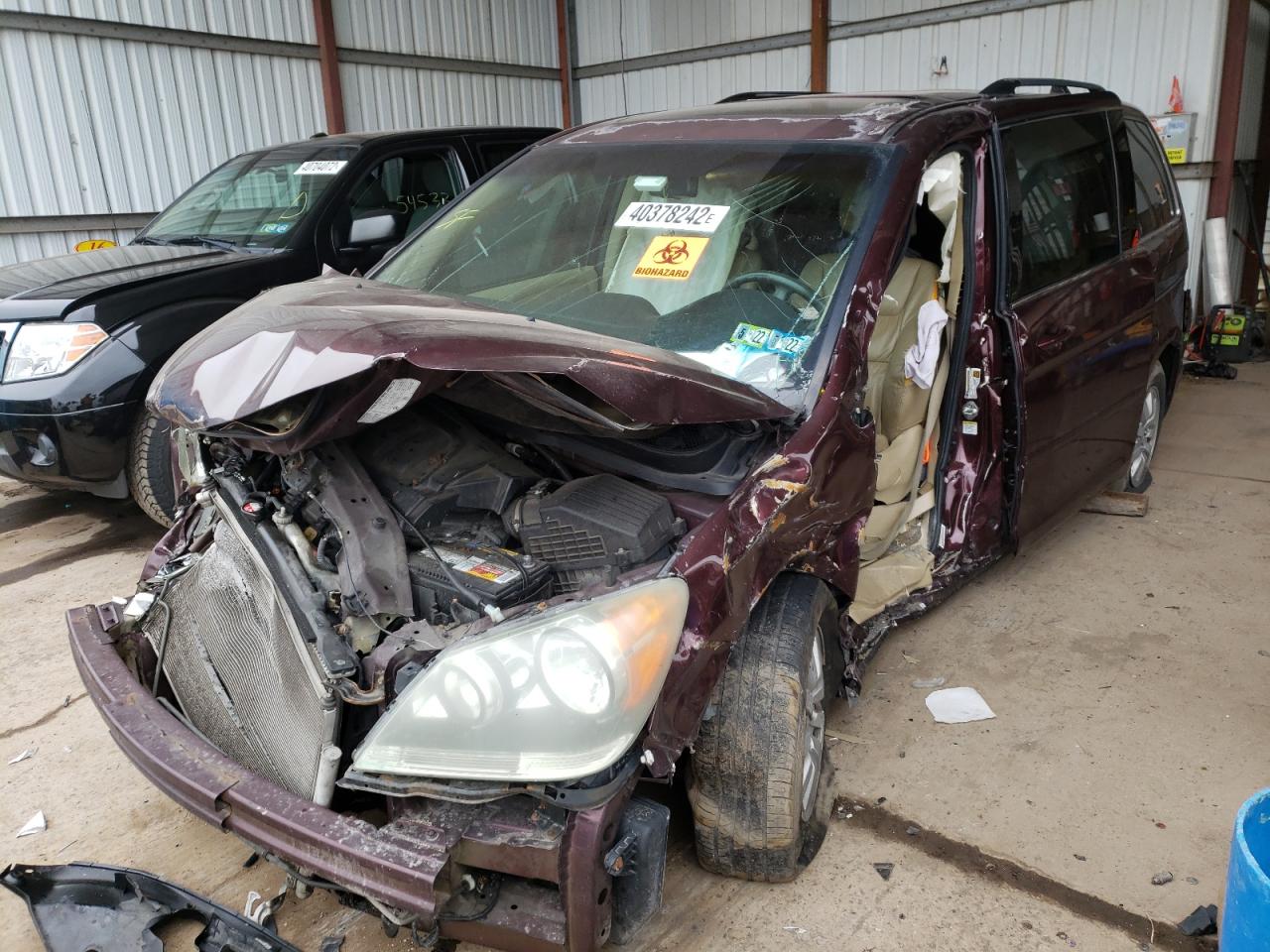 Photo 2 from auction – 2008 HONDA ODYSSEY EX with VIN 5FNRL38768B408999