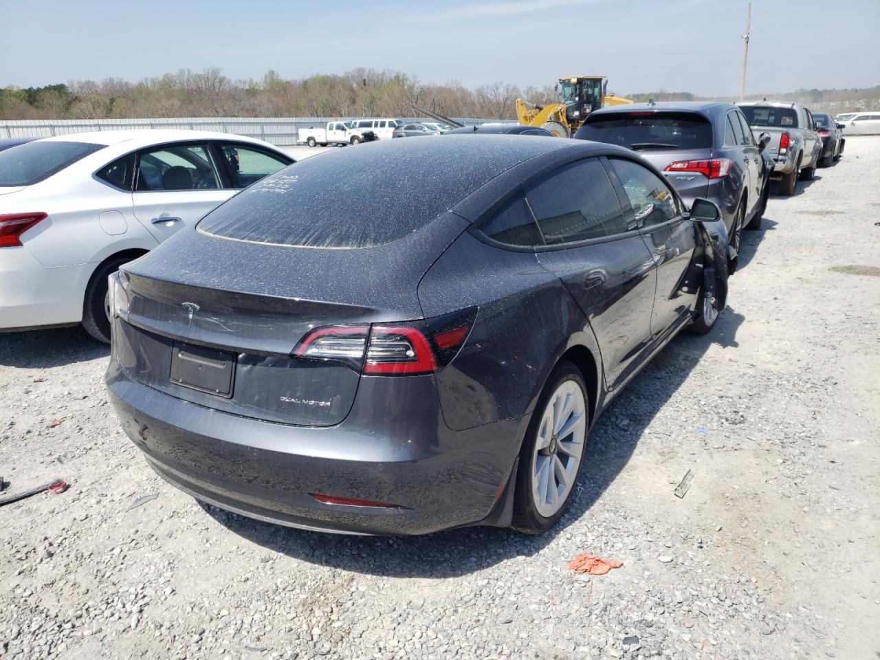Photo 4 from auction – 2021 TESLA MODEL 3 with VIN 5YJ3E1EB1MF056437