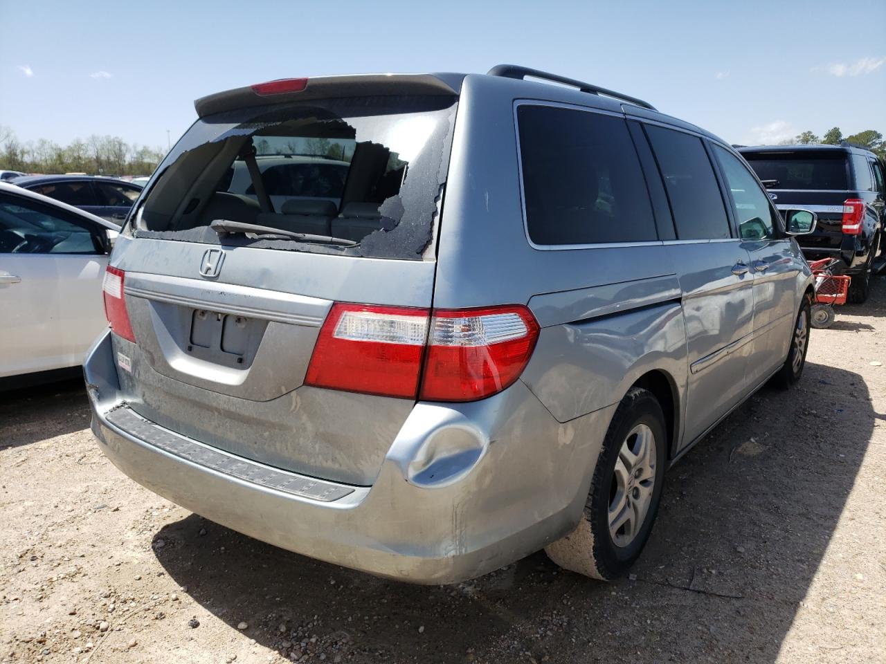 Photo 4 from auction – 2007 HONDA ODYSSEY EX with VIN 5FNRL38717B062570