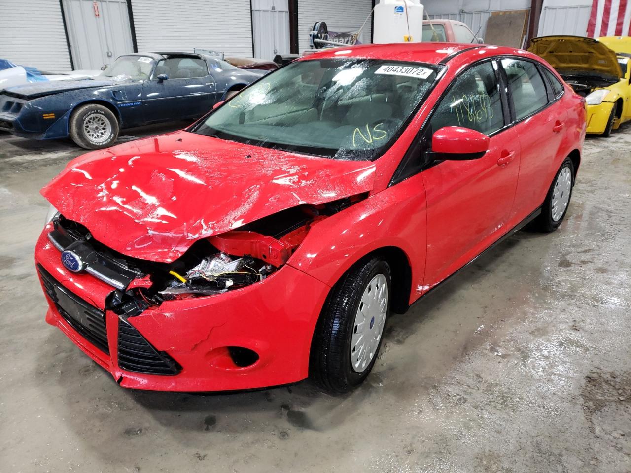 Photo 2 from auction – 2012 FORD FOCUS SE with VIN 1FAHP3F26CL130169