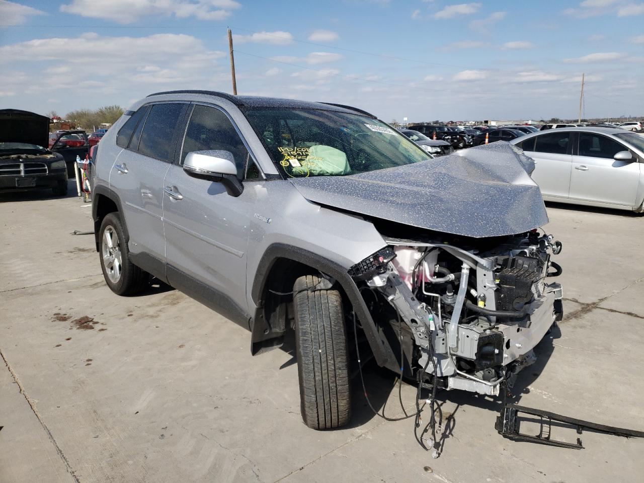 TOYOTA RAV4 LIMIT 2021 with VIN JTMD6RFV9MD019992 - Photo from auction