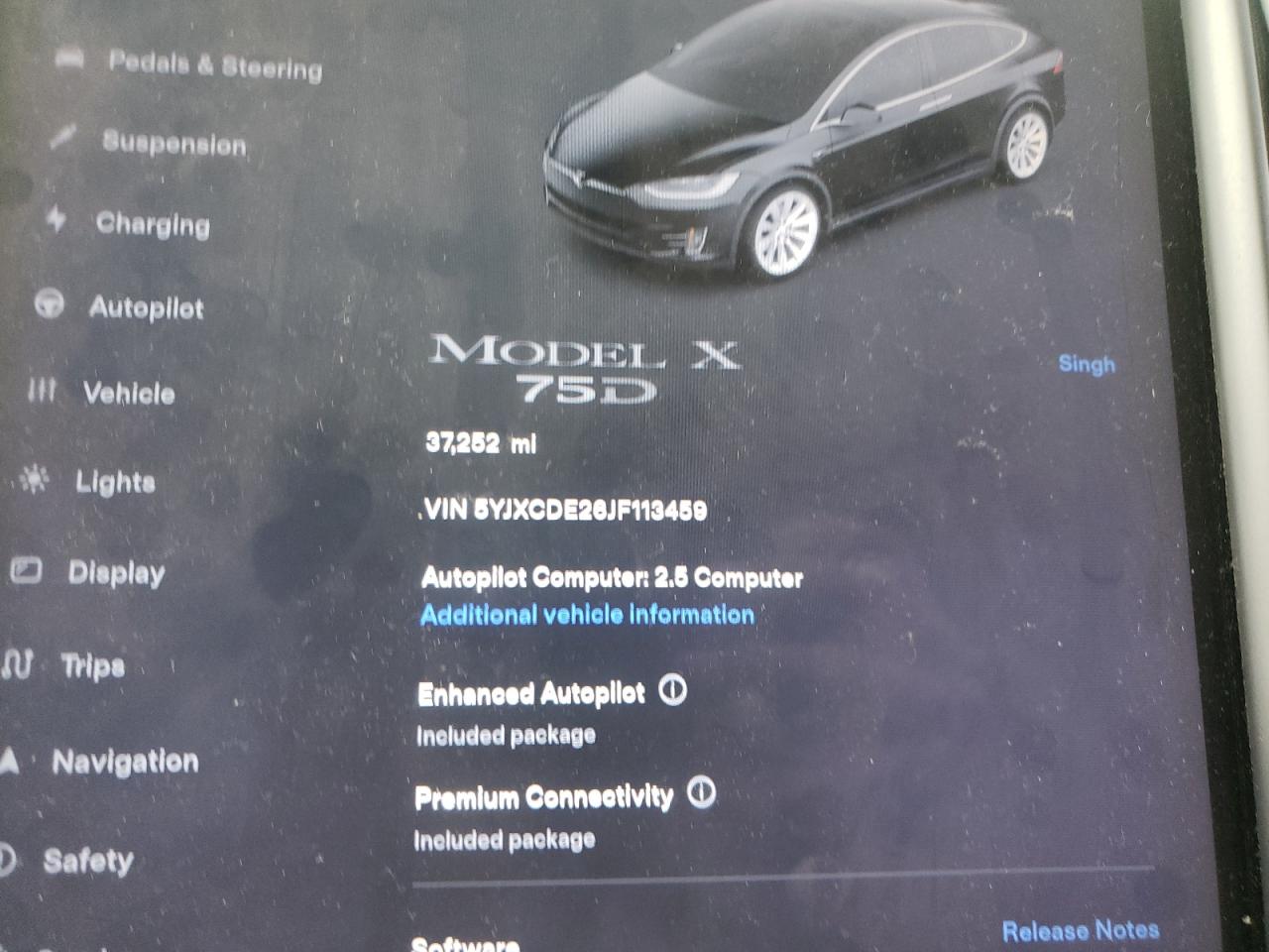 Photo 8 from auction – 2018 TESLA MODEL X with VIN 5YJXCDE26JF113459