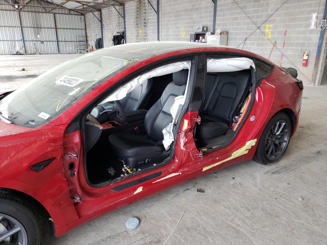 Photo 9 from auction – 2021 TESLA MODEL 3 with VIN 5YJ3E1EB1MF906552