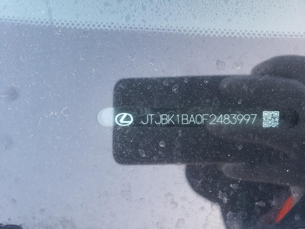 Photo 10 from auction – 2015 LEXUS RX 350 with VIN JTJBK1BA0F2483997