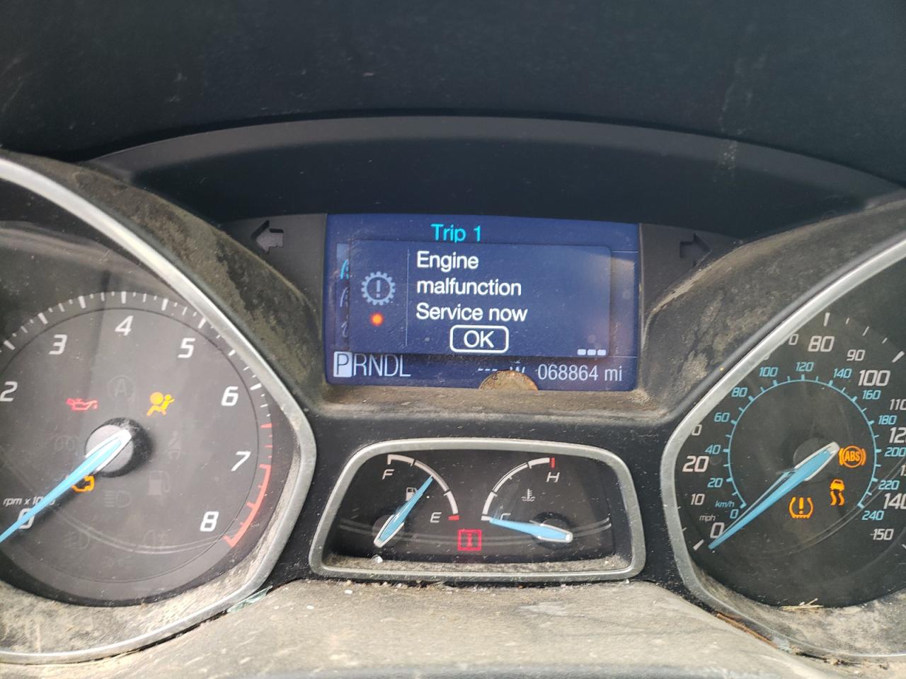Photo 8 from auction – 2012 FORD FOCUS SE with VIN 1FAHP3F23CL174601