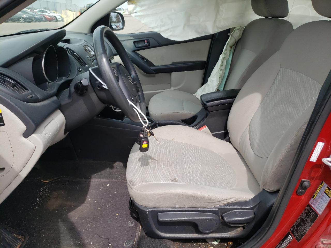 Photo 5 from auction – 2010 KIA FORTE EX with VIN KNAFU4A25A5837298
