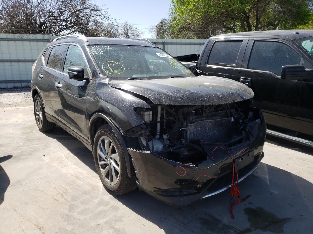 NISSAN ROGUE S 2014 with VIN 5N1AT2MT4EC828596 - Photo from auction