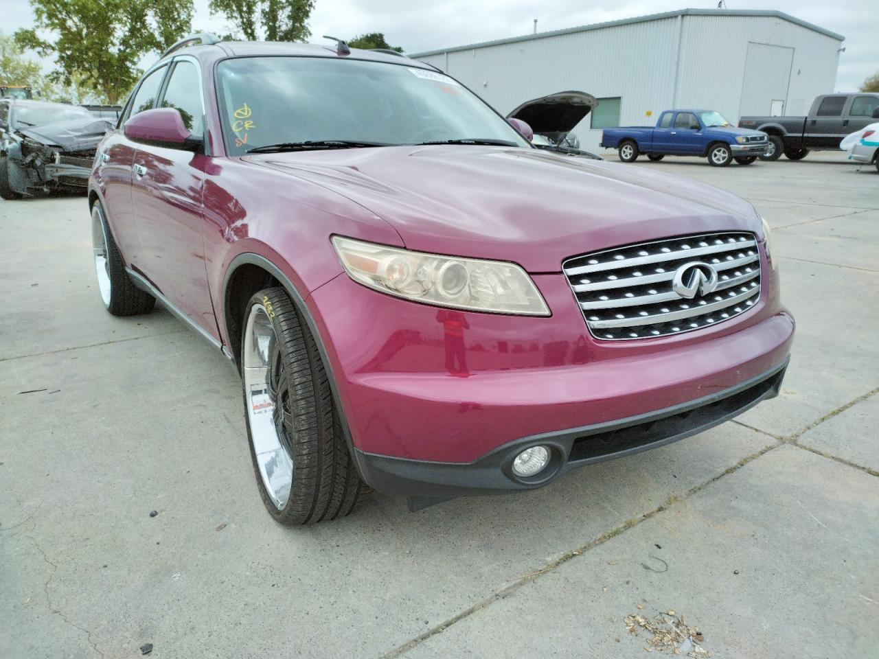Photo 1 from auction – 2005 INFINITI FX35 with VIN JNRAS08WX5X216640