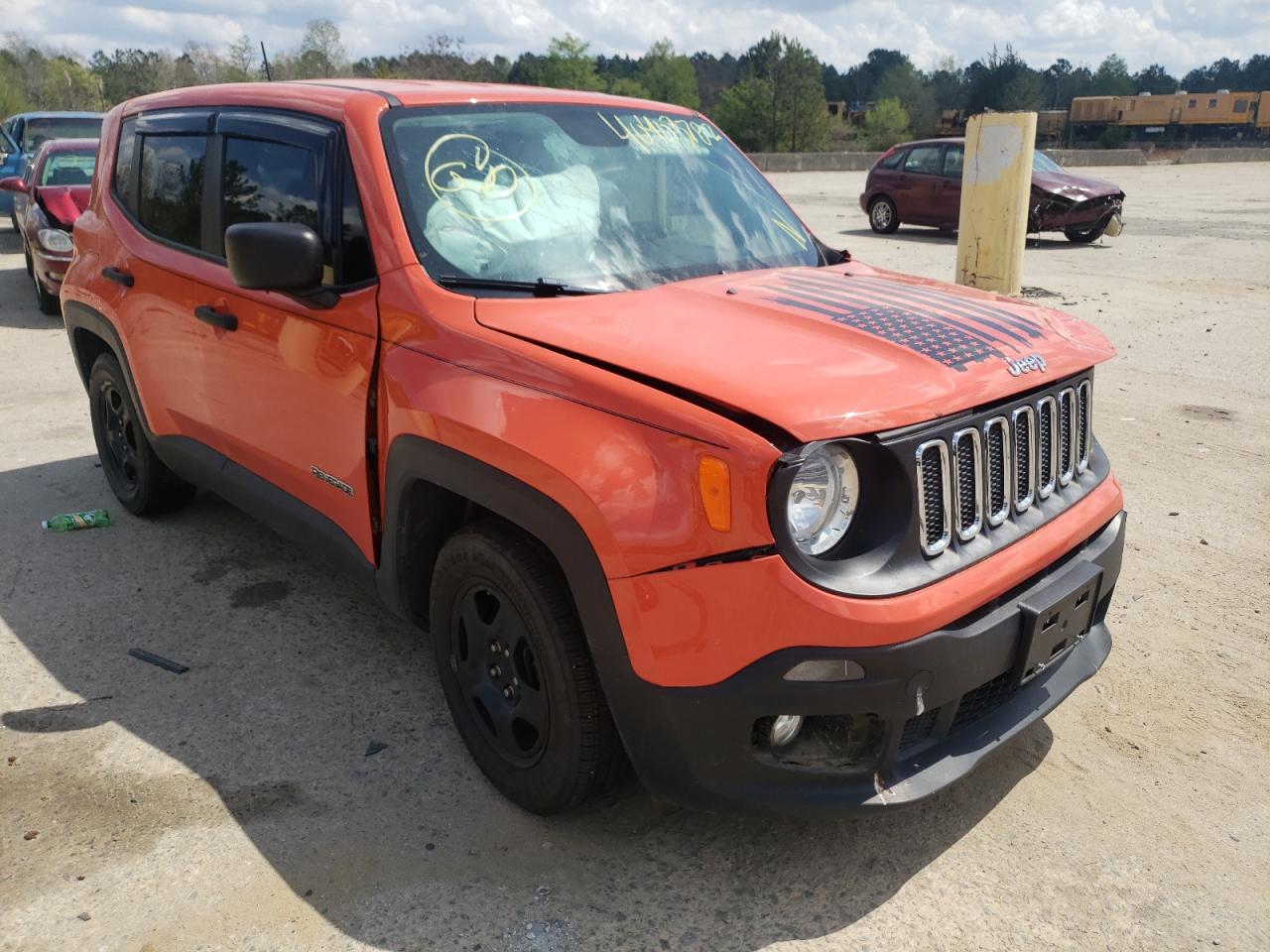 Photo 1 from auction – 2017 JEEP RENEGADE S with VIN ZACCJAAB1HPF50054