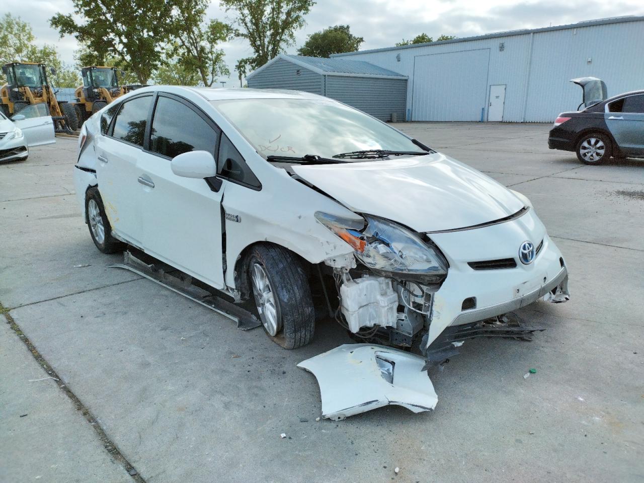 TOYOTA PRIUS PLUG 2012 with VIN JTDKN3DP6C3027757 - Photo from auction