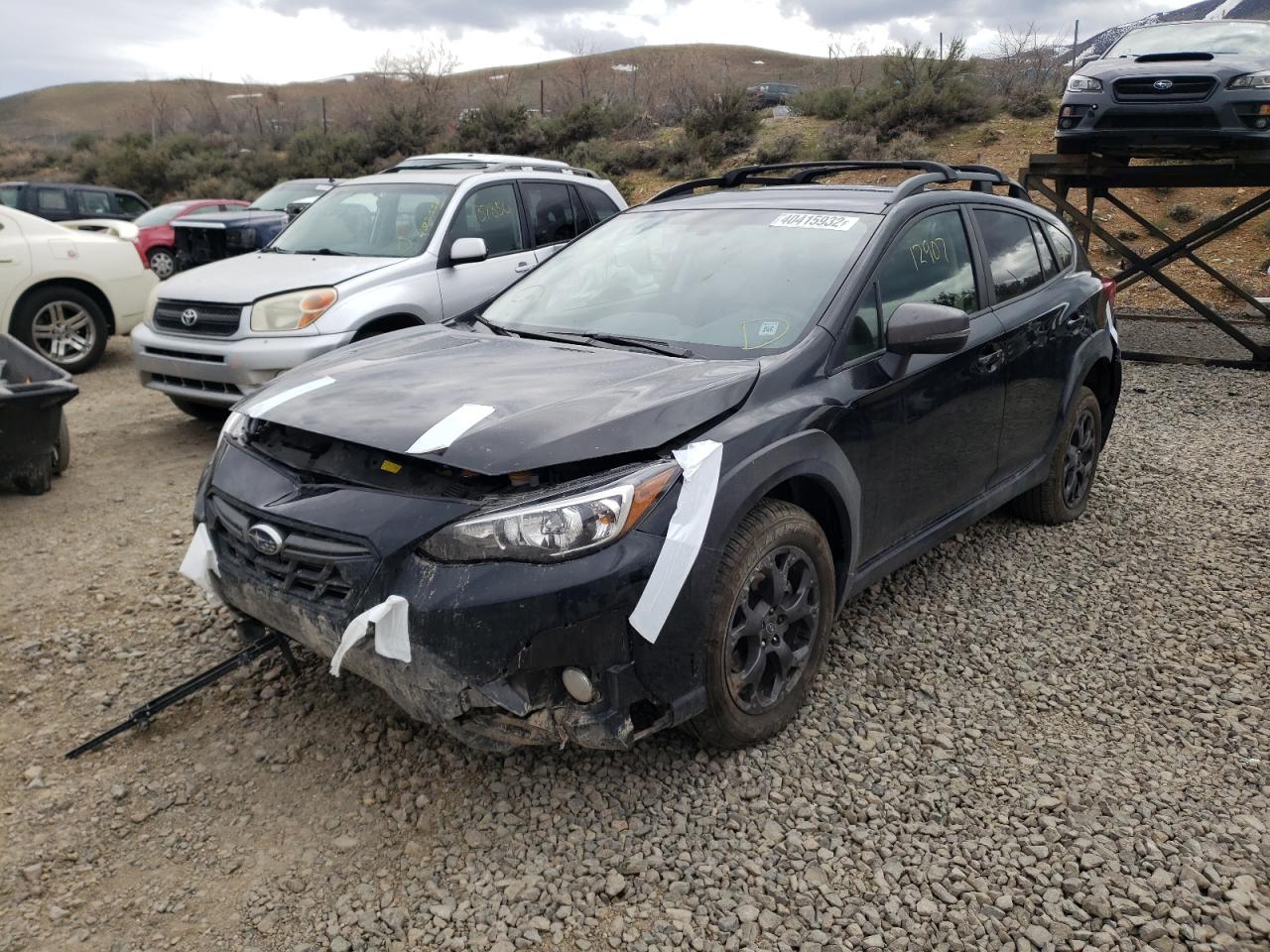 Photo 2 from auction – 2021 SUBARU CROSSTREK with VIN JF2GTHRC8MH378593