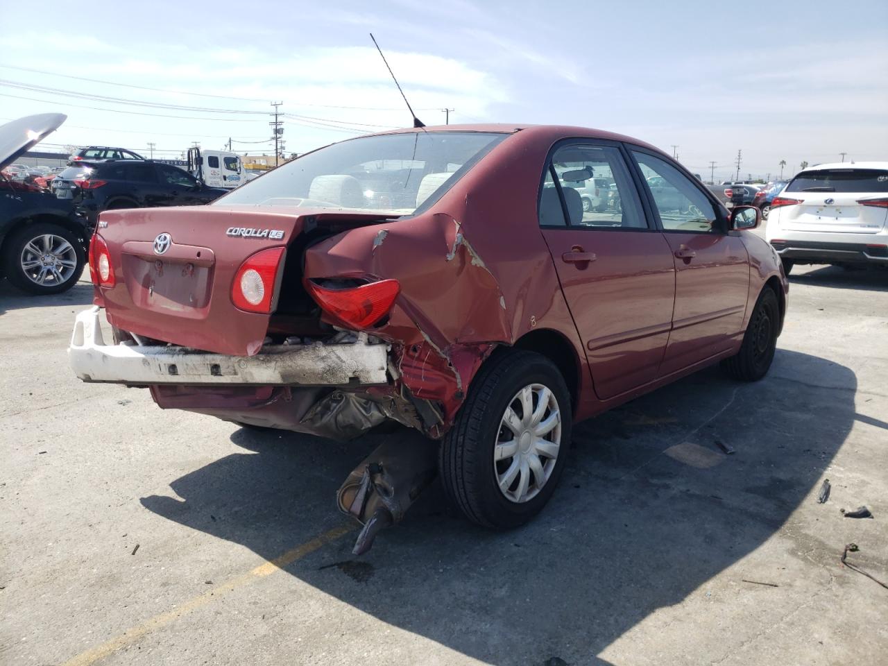 Photo 4 from auction – 2004 TOYOTA COROLLA with VIN 1NXBR32E34Z207758