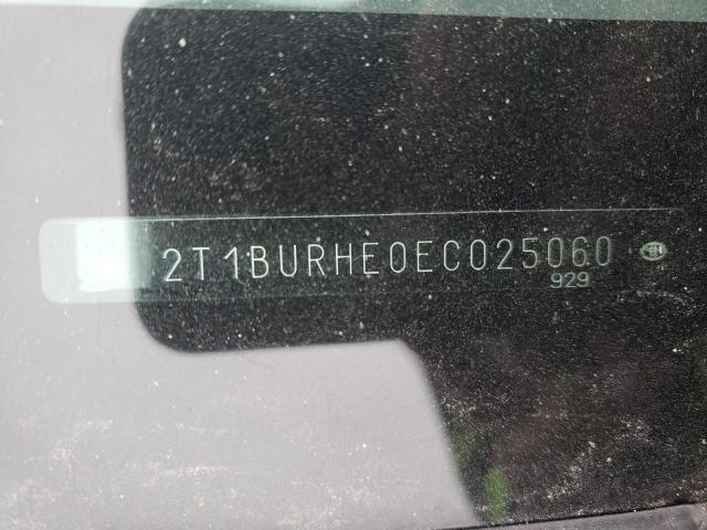 Photo 10 from auction – 2014 TOYOTA COROLLA L with VIN 2T1BURHE0EC025060