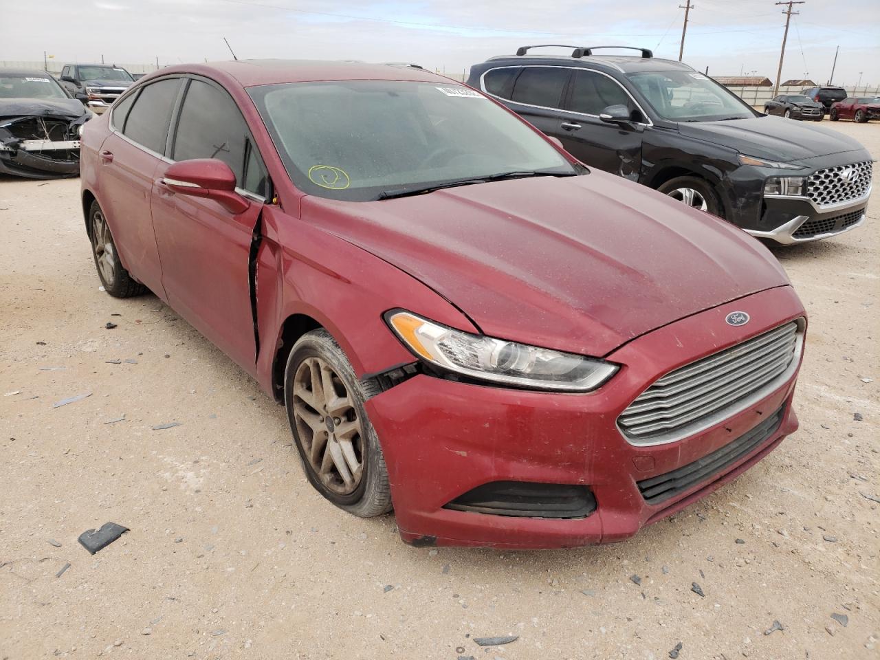 FORD FUSION SE 2014 with VIN 3FA6P0H72ER143102 - Photo from auction