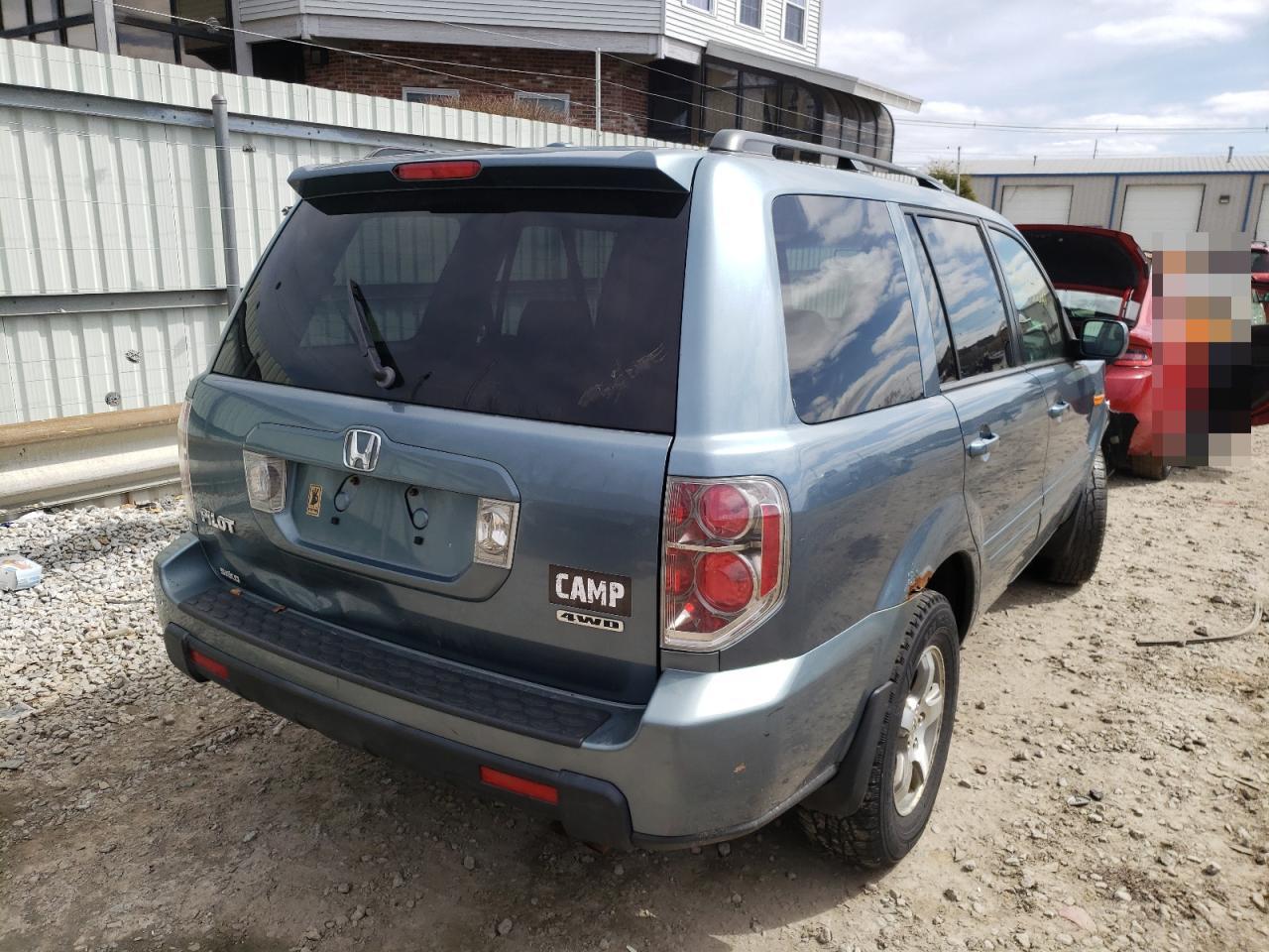 Photo 4 from auction – 2006 HONDA PILOT EX with VIN 2HKYF18526H557253