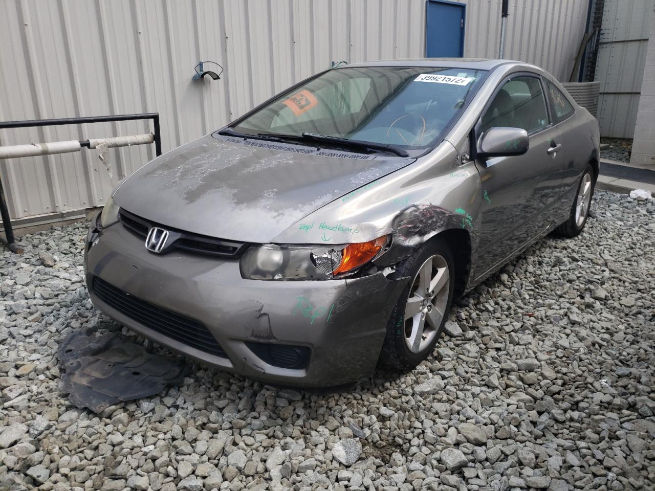 Photo 2 from auction – 2008 HONDA CIVIC EX with VIN 2HGFG12848H553662
