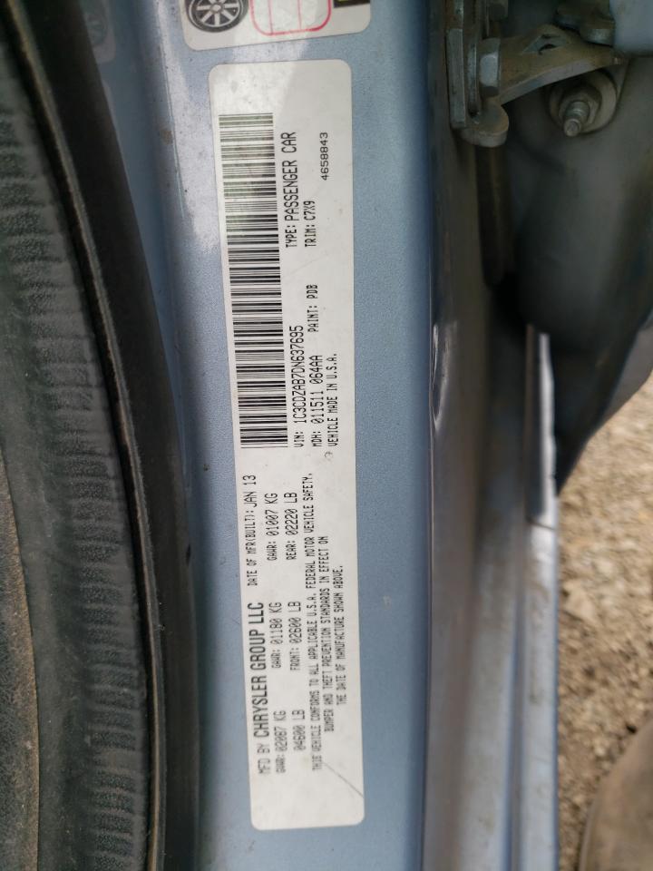 Photo 10 from auction – 2013 DODGE AVENGER SE with VIN 1C3CDZAB7DN637695