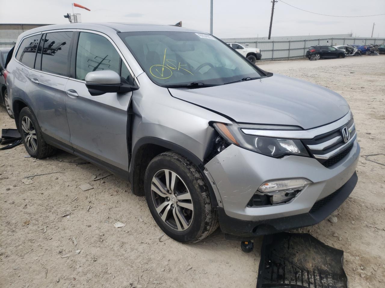 HONDA PILOT EXL 2016 with VIN 5FNYF6H51GB016062 - Photo from auction