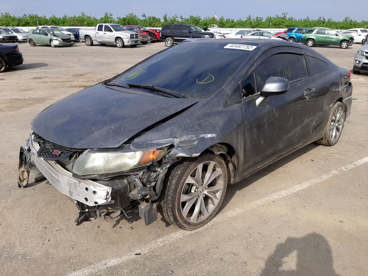 Photo 2 from auction – 2012 HONDA CIVIC SI with VIN 2HGFG4A59CH704965