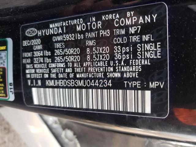 Photo 10 from auction – 2021 GENESIS GV80 BASE with VIN KMUHBDSB3MU044234