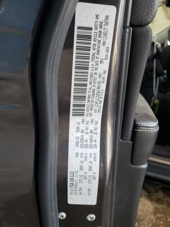 Photo 10 from auction – 2016 JEEP CHEROKEE L with VIN 1C4PJLCS2GW190143