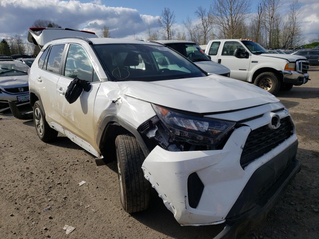 TOYOTA RAV4 LE 2021 with VIN 2T3F1RFV4MC214698 - Photo from auction