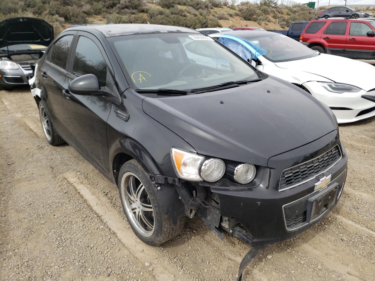 CHEVROLET SONIC LS 2013 with VIN 1G1JB5SH5D4135867 - Photo from auction