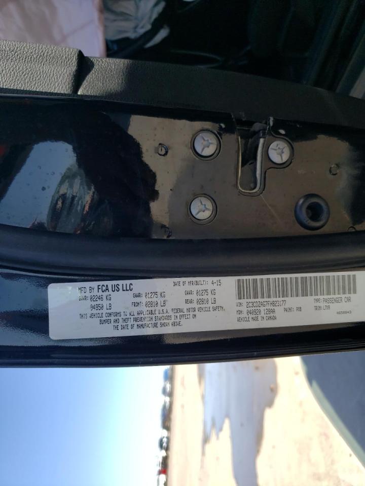 Photo 10 from auction – 2015 DODGE CHALLENGER with VIN 2C3CDZAG7FH823177