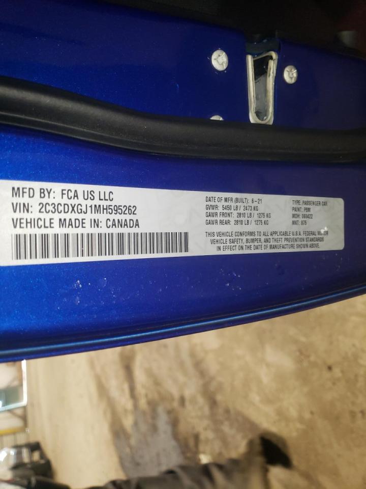 Photo 10 from auction – 2021 DODGE CHARGER SC with VIN 2C3CDXGJ1MH595262