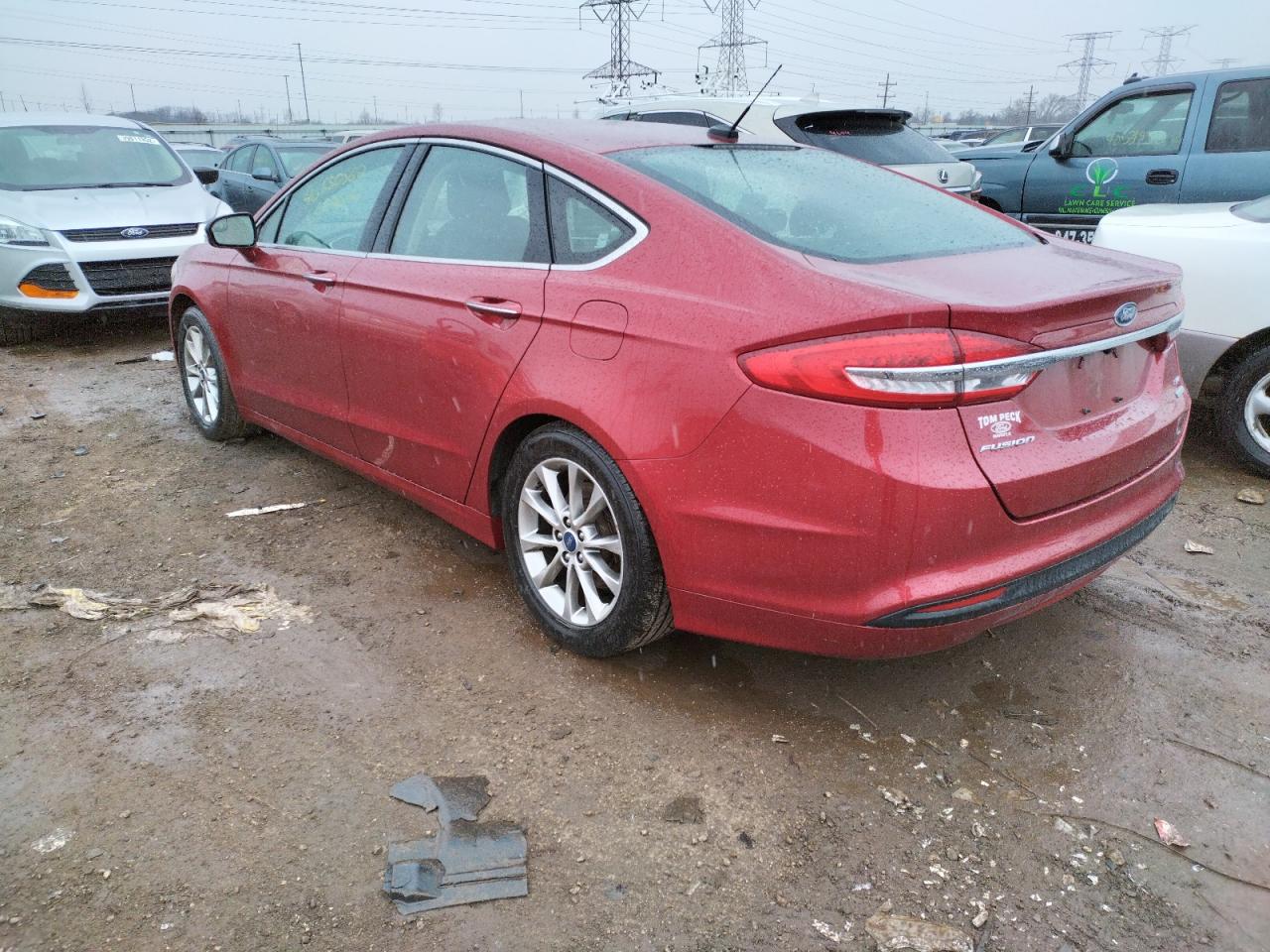 Photo 3 from auction – 2017 FORD FUSION SE with VIN 3FA6P0HD3HR156130