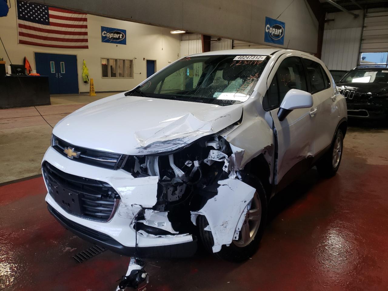 Photo 2 from auction – 2018 CHEVROLET TRAX LS with VIN KL7CJNSB7JB723434