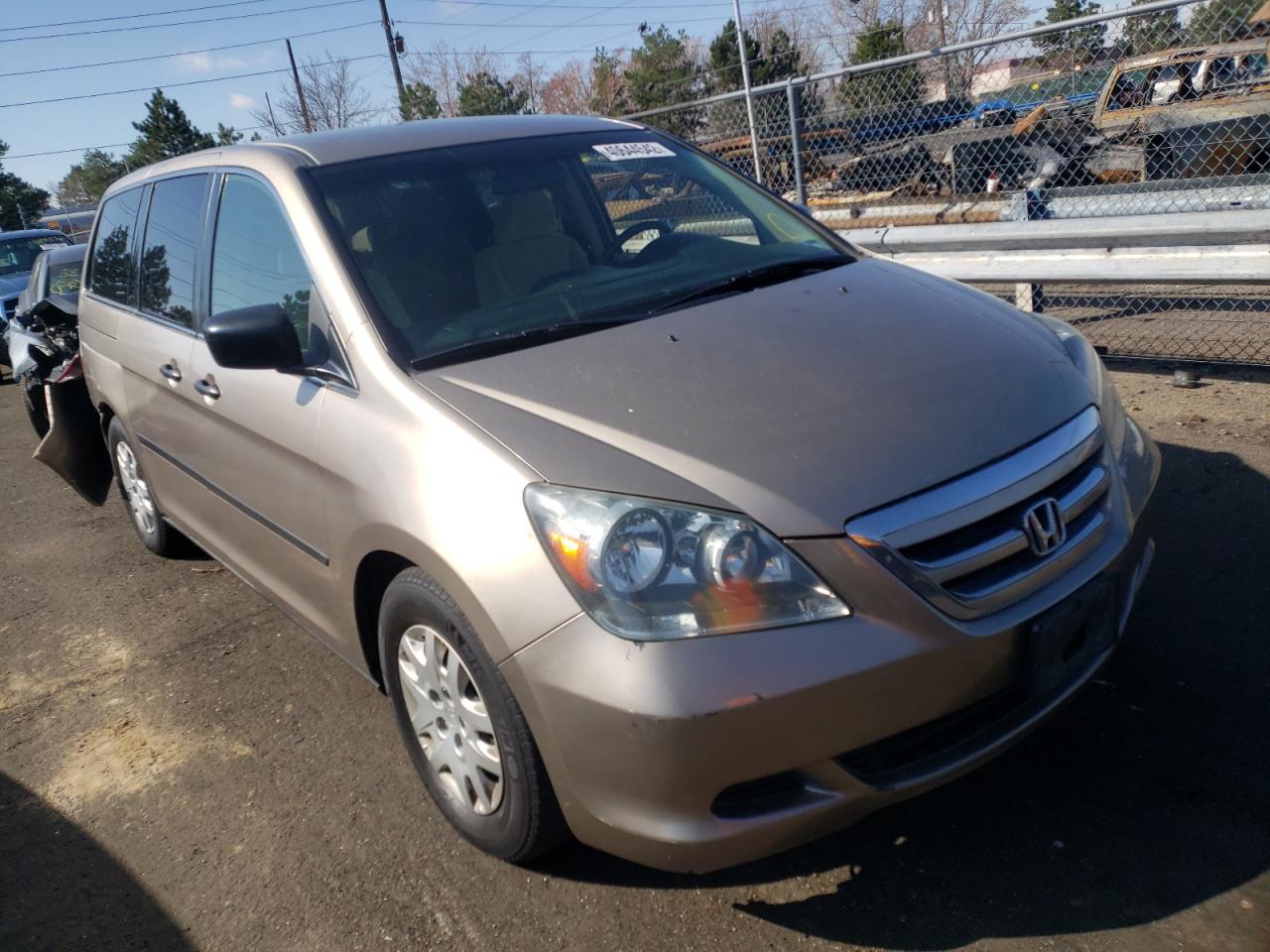 HONDA ODYSSEY LX 2006 with VIN 5FNRL38286B013496 - Photo from auction