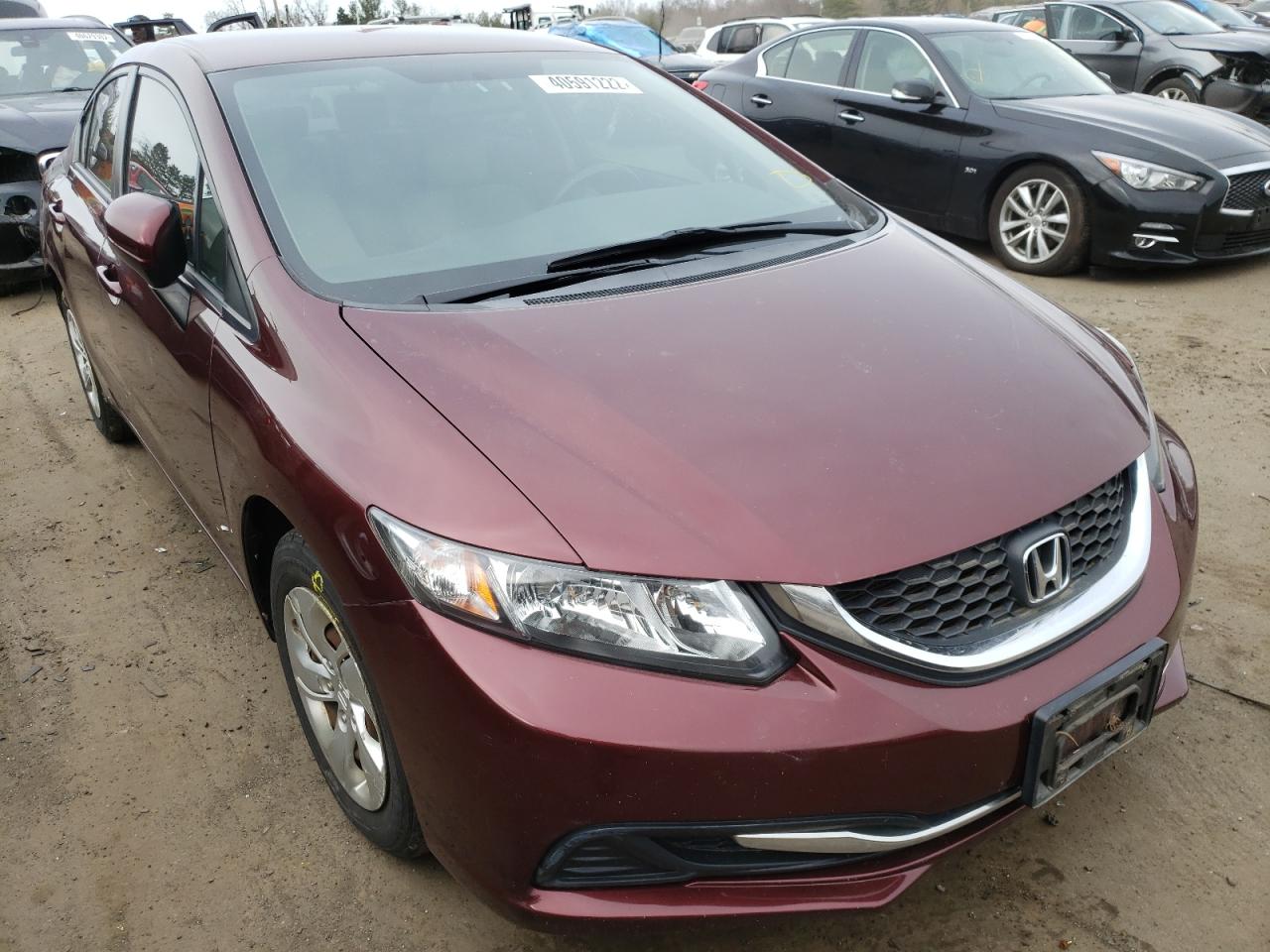 HONDA CIVIC LX 2014 with VIN 19XFB2F52EE234920 - Photo from auction