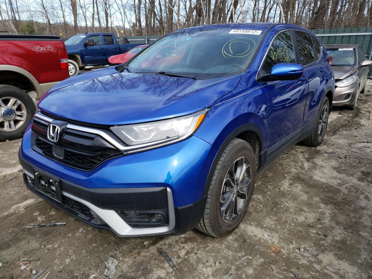Photo 2 from auction – 2021 HONDA CR-V EX with VIN 7FARW2H59ME016131