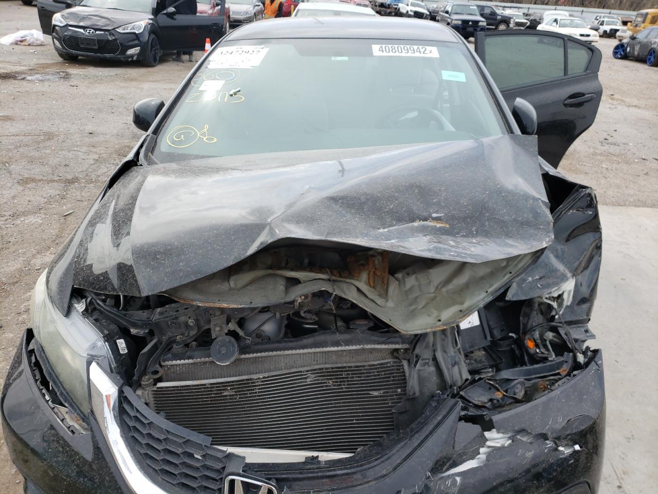Photo 7 from auction – 2013 HONDA CIVIC LX with VIN 19XFB2F52DE210115