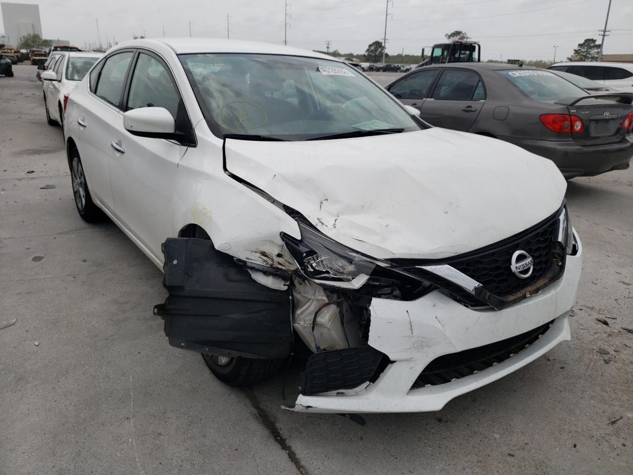 NISSAN SENTRA S 2017 with VIN 3N1AB7AP7HL673341 - Photo from auction